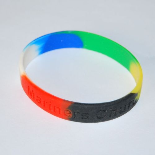 Fashion Specialty Silicone Products Rubber Bracelets With Different Colors Oem Service