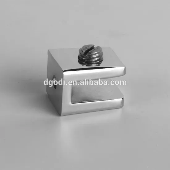 Custom made glass clamp for door/table/shelf