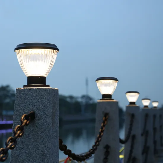 Vintage Solar Garden LED Wall Lamp for Villa, Courtyard, Gate, and Pillar Head Lighting