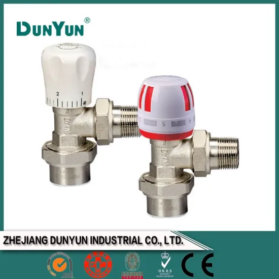 Brass raditaormanual valve with PPR and male union