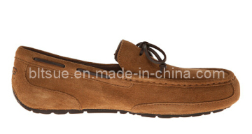 Brown Leather Boat Shoes