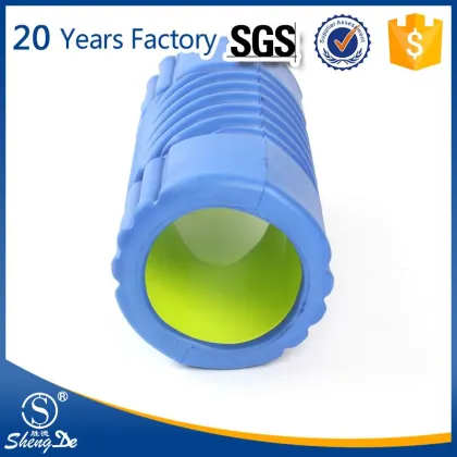 Sports Muscle Exercise Balance Hollow Grid EVA Foam Roller