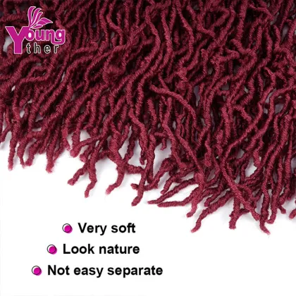 Gypsy  Nu Faux Locs Curly Goddess Crochet Hair Packs Nu locs Synthetic Braids Extension  Nu Faux Locs