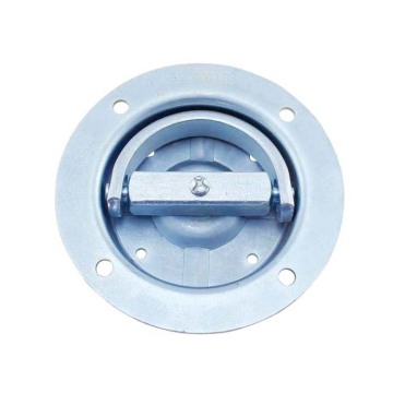 5000 lbs Zinc Plated Recessed Handle Mount Truck Anchor Plates and Lashing Rings for Trailers