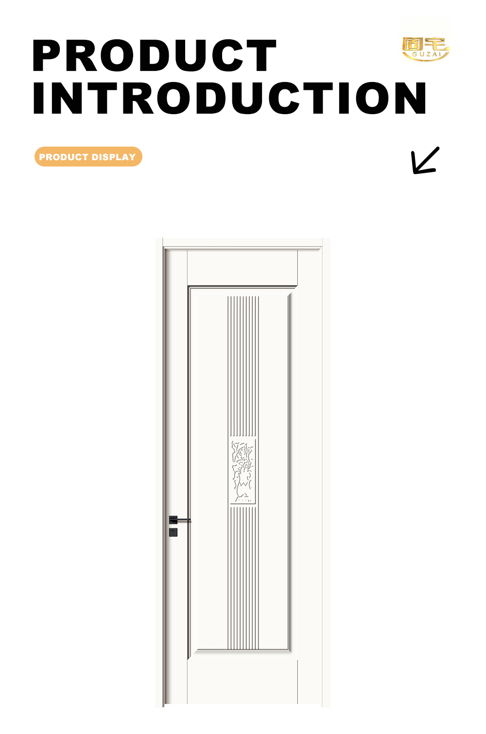 White Maple Molded Timber Interior Door X