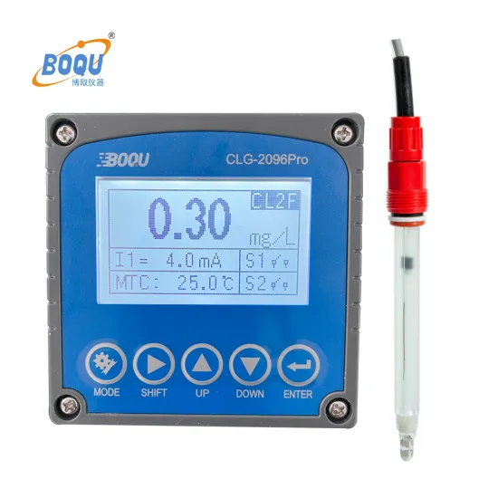 CLG-2096Pro Food Processing Water Quality Controller (0-2mg/L Ozone, Chlorine Dioxide, Residual Chlorine)