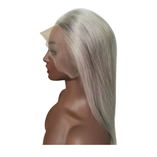 130% 150% Density Hd Full Lace Natural Human Hair bone straight human hair wig frontal wig for black women