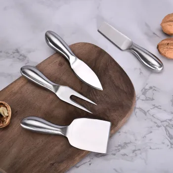 QXF Stainless Steel Cheese Knife - Hot Selling 4 Pcs Cheese Knife Set