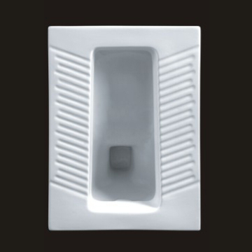 Ceramic Squatting Pan with Trapway (No. 1#S)