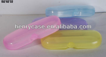 2014 hot-sell fhashion transparent plastic glasses cases made in China