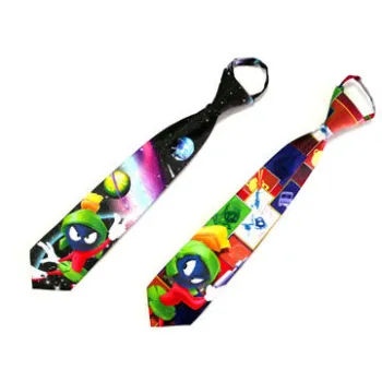 Printed Neckties, Made of 100% Polyester, Handmade