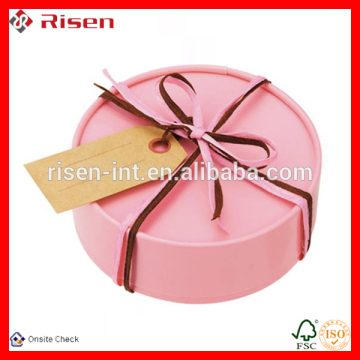 new style fancy round candy packing box for christmas
