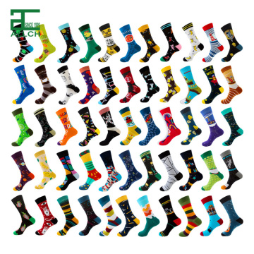 Stylish Cotton Socks for Men and Women - Trendy Cartoon Designs