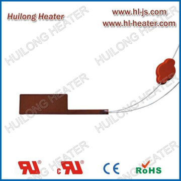 Polyimide thin film heater for Security Application