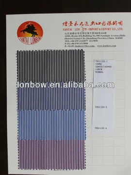 Fine quality 100%cotton stripe shirting fabric