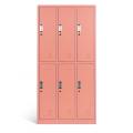 6 Compartment Metal Locker-Speedy Delivery