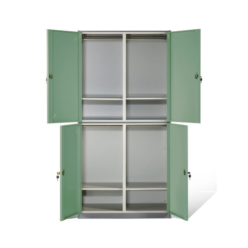 2 colores Metal Locker Gabinete para escuelas