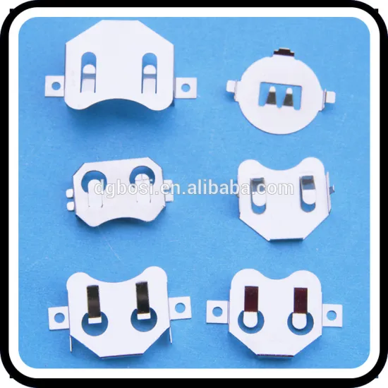 Custom 7 new CR2032 battery holder for SMT machine mounting