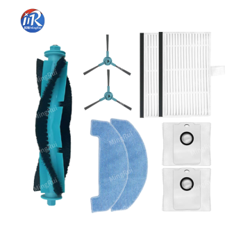 Filtro Hepa y kit de bolsa de polvo de tela de mopas para Conga 2499 Ultra Home Avanzado Robot Vacuum