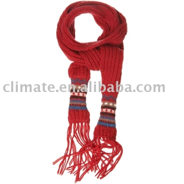 knitted scarf