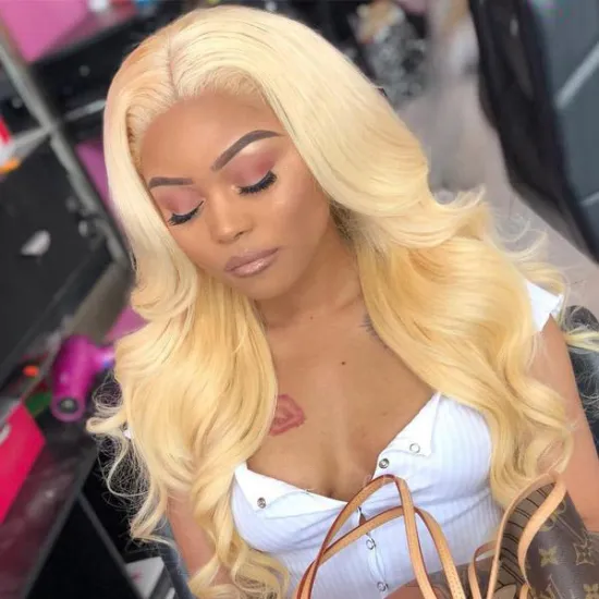 Wholesale 613 Blonde Full Lace Front Wig for Black Women