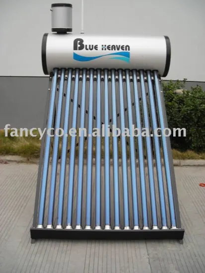 compact non pressure system solar energy water heater
