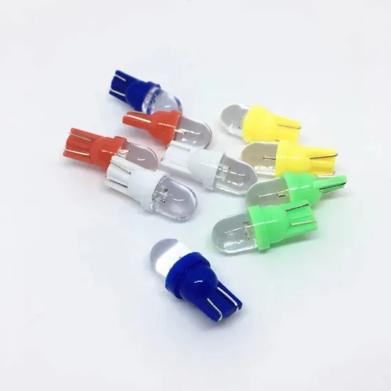 High Quality DC12V T10 1SMD W5W LED Car Lights Bulb - White, Red, Blue, Green, Yellow