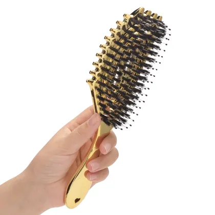 Salon Nylon Bristle Hair Massage Comb