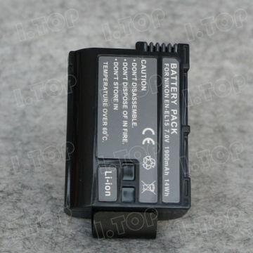 Portable battery pack for EN-EL15 Nikon batteries,7.0V 900mAh, Made in china