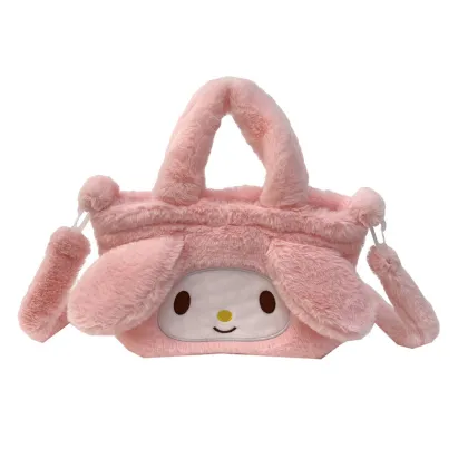 Kuromi My Melody Anime Plush Backpack