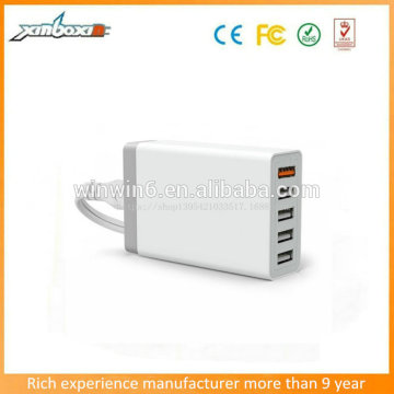 Newest Design Quick Charger Qualcomm QC 2.0 Full Market Charger 40W usb Travel charger