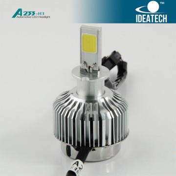 New 2016 A233 DC 24V H3 led auto headlight 33w 3000 lm 3 sides