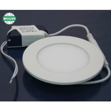 6W cool white high brightness New style of led round panel lights