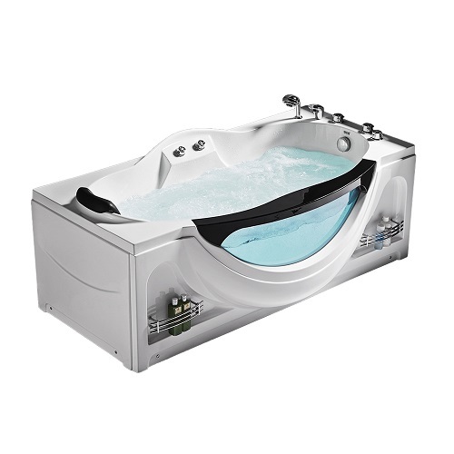 Ein-Personen-Glas-Acryl-Massage-Whirlpool-Badewanne