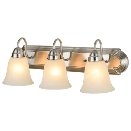 Bathroom Vanity Lamp, 3-Lights Cylinder Wall Sconce for Bathroom Lighting