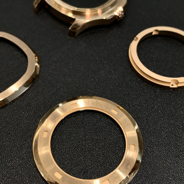 18K Roségold Luxus Uhr mit verstecktem Verschluss und 18K Gold Case