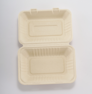 Caja de alimentos de papel para el almuerzo