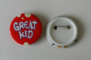 Great Kid Tin Badge, Lovely Badge (HY-MKT-0034)