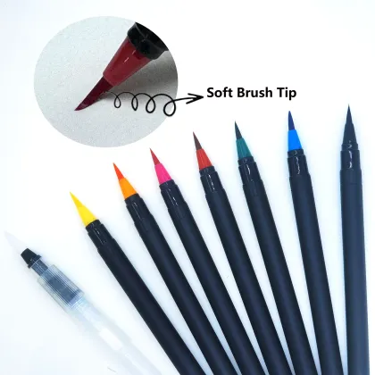 Watercolor Calligraphy Soft Brush Pens for Coloring Books