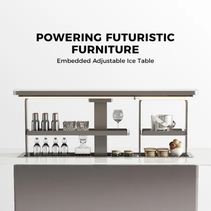 Smart Lift Up Dining Table for 4-10 People