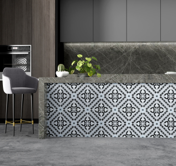 Nordic Modern Minimalist Small Flower Ceramic Wall Tiles for Bathroom, Kitchen, and Balcony
