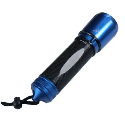 Waterproof Diving Flashlight: Aluminum Alloy Rechargeable LED Dive Lantern