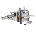 Manual paper box folder and gluer machine