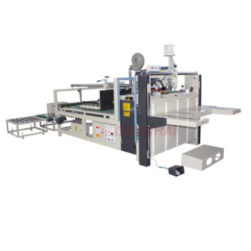 Manual paper box folder and gluer machine