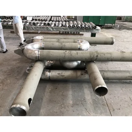 Split tube radiant tube centrifugal cast tube