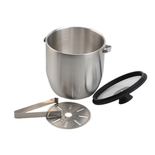 Double-Wall Stainless Steel Insulated Bucket Set