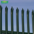 Powder Coating Outdoor Security Fence Steel Palisade Fencing