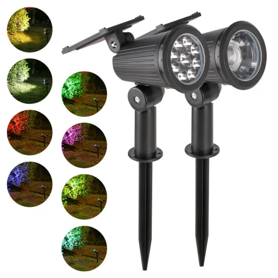 Outdoor Waterproof Solar Landscape Lights with 3 Lighting Modes for Garden