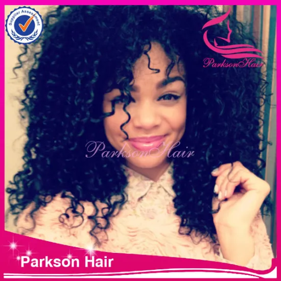 100% Human hair 6a grade curly chinese hair cheap 180% density natural color fashion 8-26inch remy full lace wig with baby hair