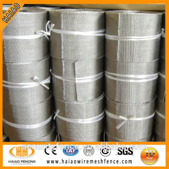 200x200 mesh 60 micron stainless steel wire mesh dutch weaving